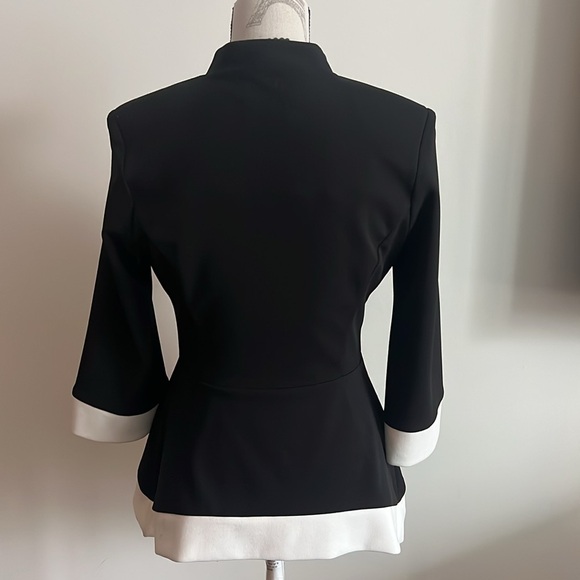 Blazer black and white never worn size small - Picture 2 of 2